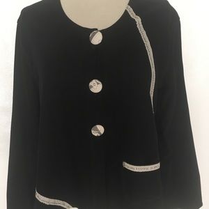 Visual Professional What a World Artsy Jacket Sz M